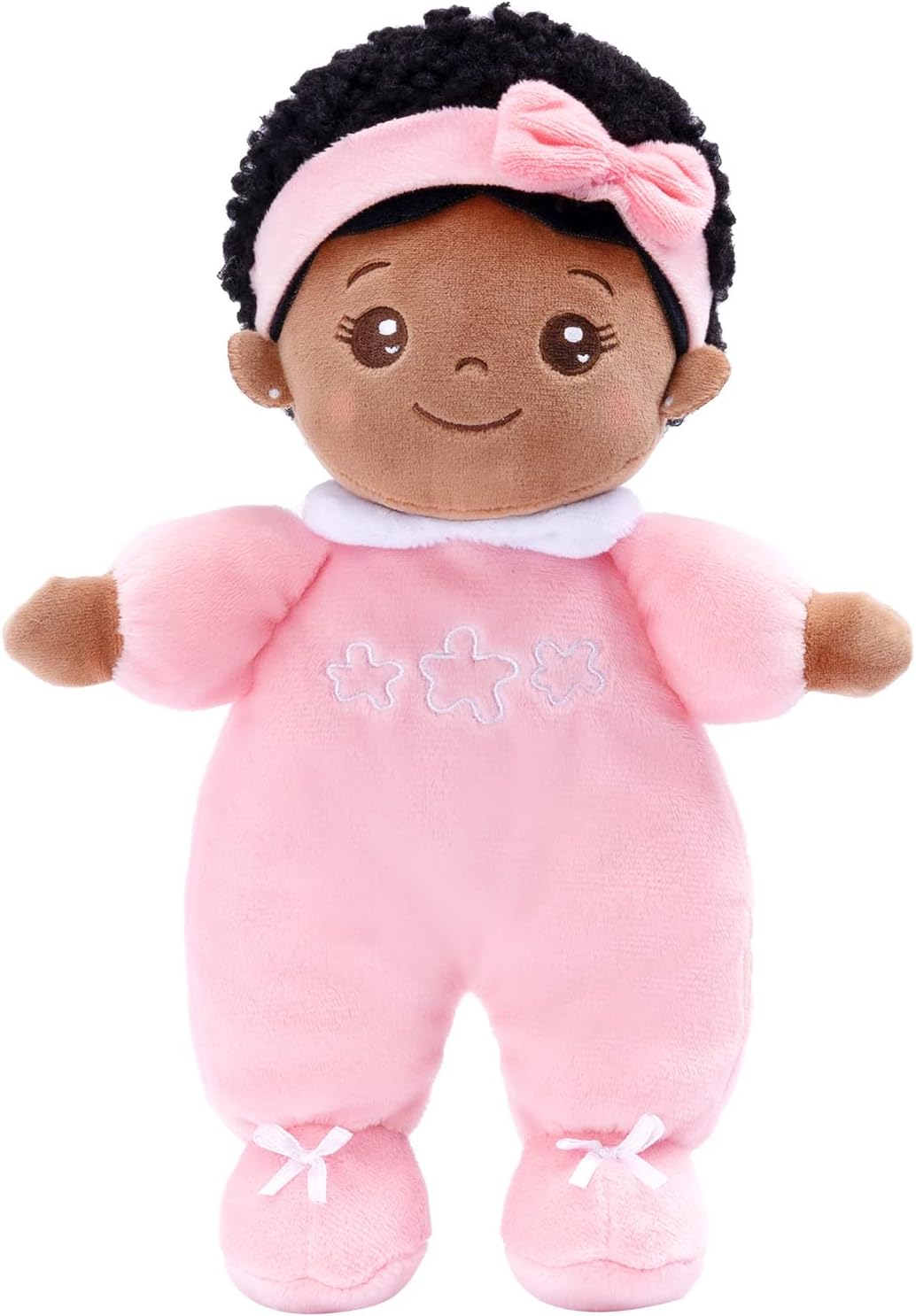 Poupée peluche doudou fille noire