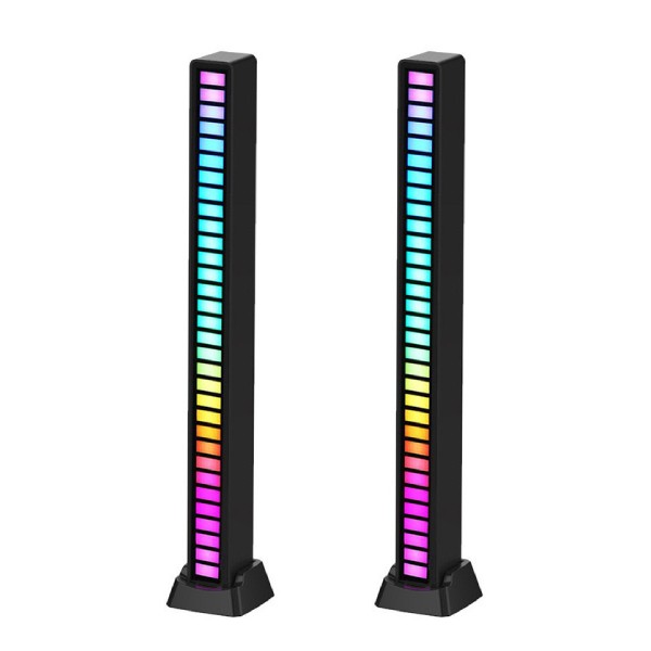Lot de 2 Barres lumineuse RVB sans fil activée par le son
