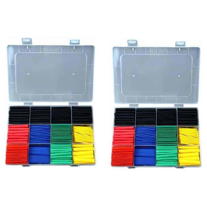 Lot de 2 pack de 530 tubes thermorétractable étanche