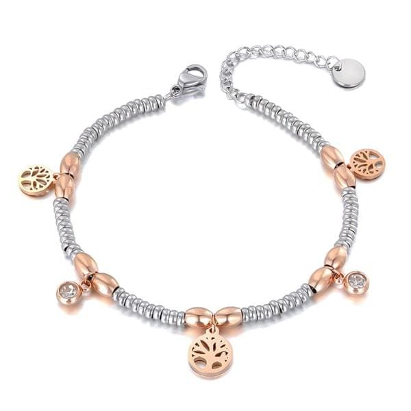 Pulsera con colgantes del árbol de la vida