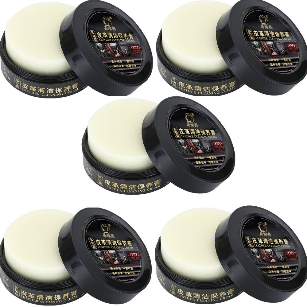 Lot de 5 Crèmes d'entretien du cuir