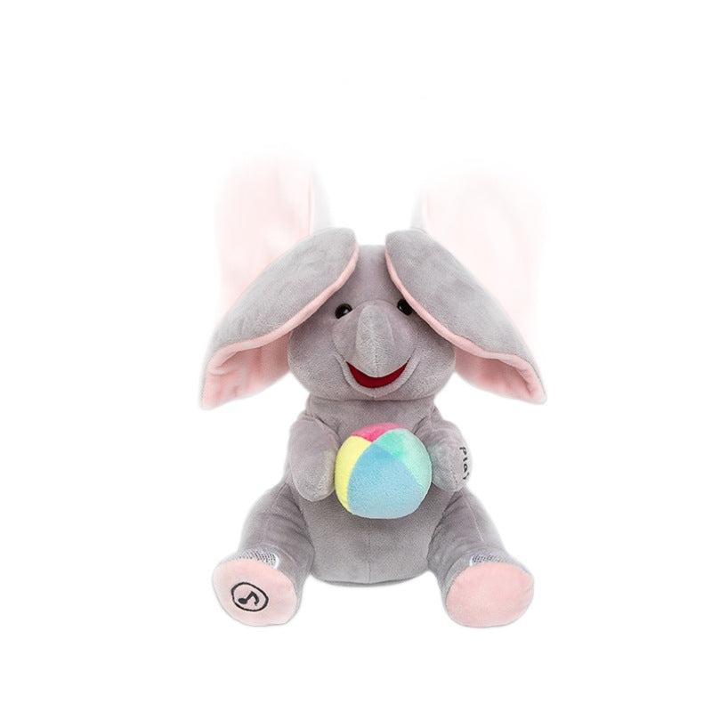 Peluche elephant cache cache