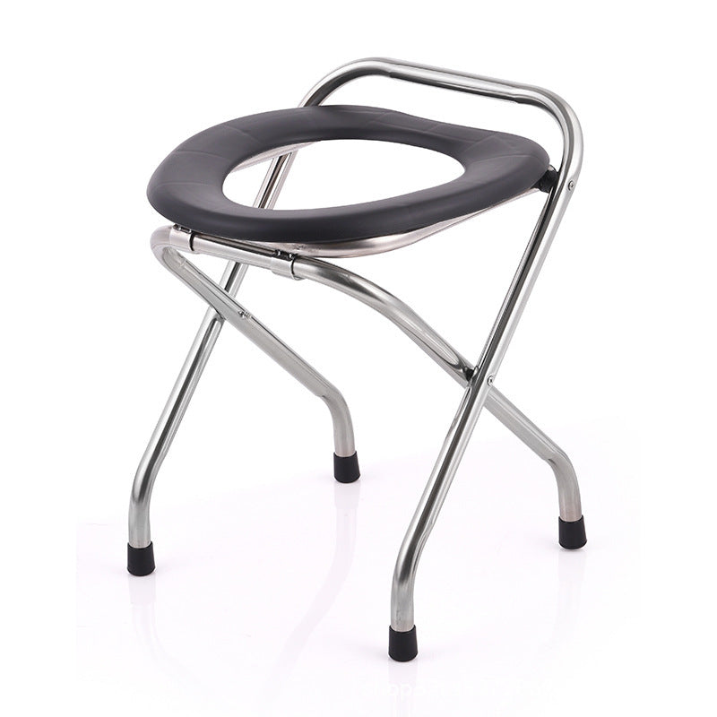 Chaise de toilette en acier inoxydable
