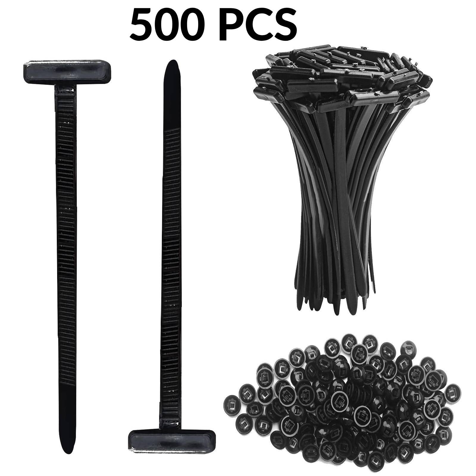 Lot de 500 attaches de cable