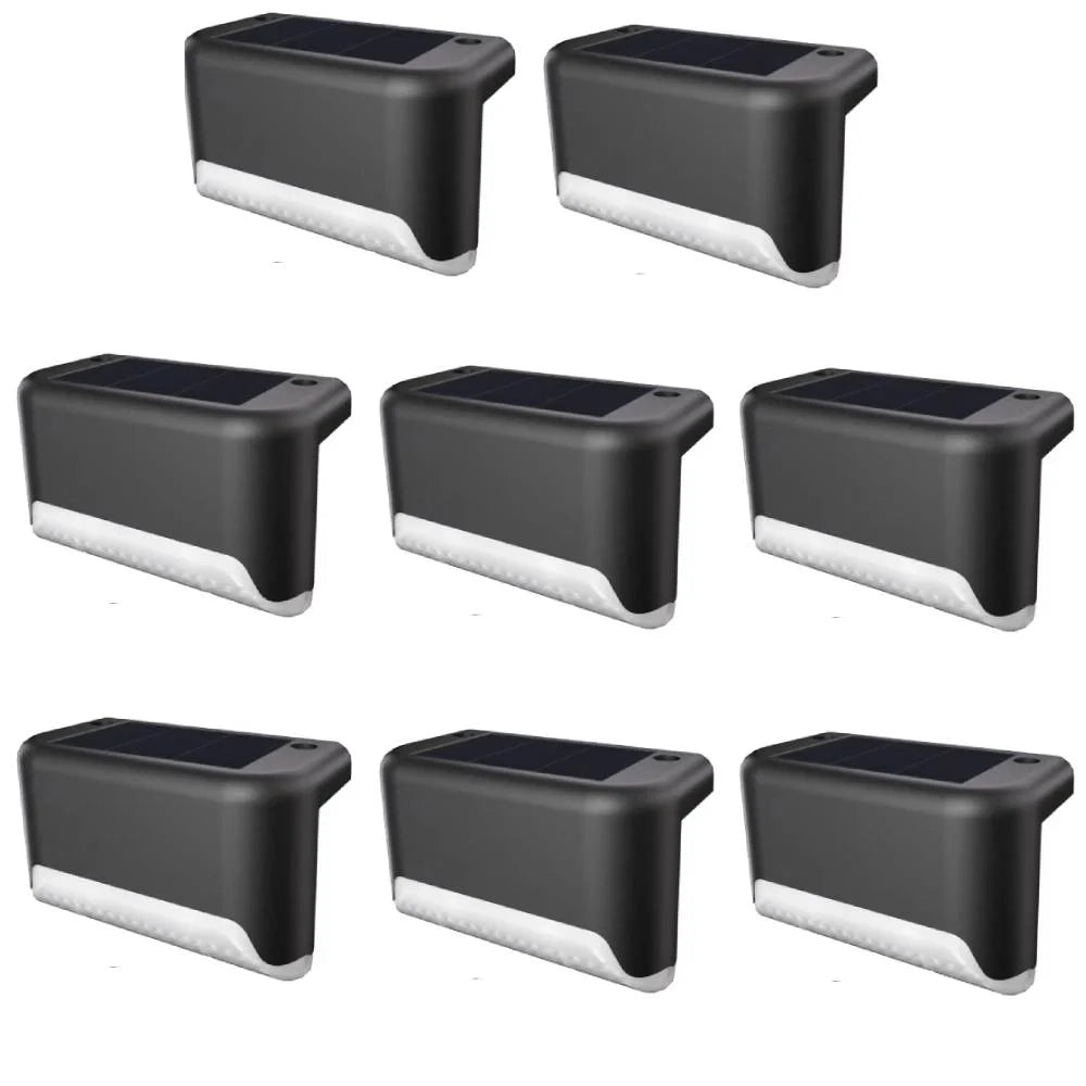 Lot de 8 Lampes solaires de terrasse, marche/arrêt automatique