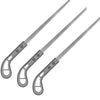 Lot de 3 scies queue d'hirondelle