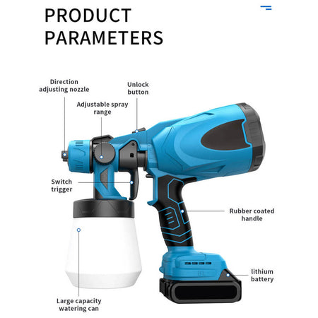 Spray de peinture sans fils