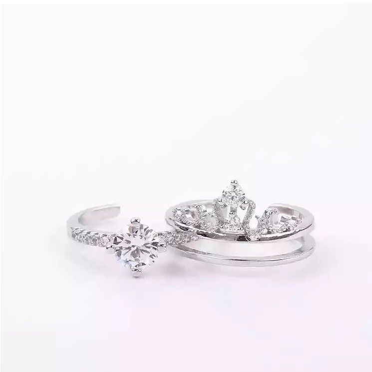 Double Bague Reine